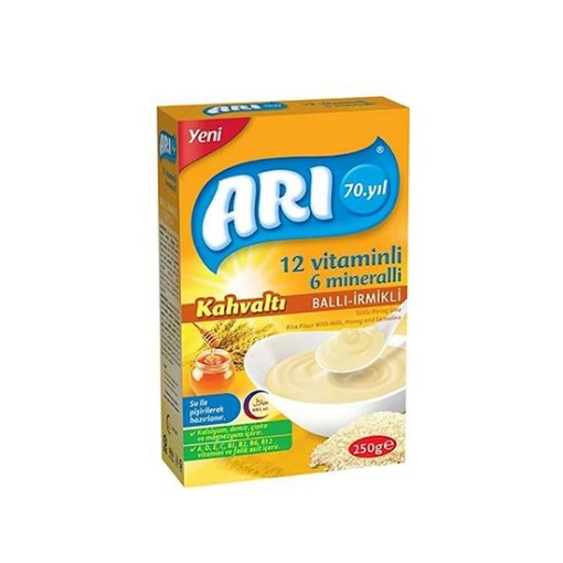 ARI SÜTLÜ BALLI İRMİKLİ PİRİNÇ UNU 250G. ürün görseli