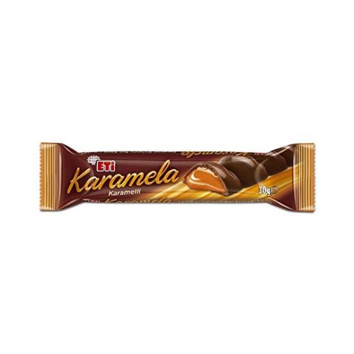 ETİ KAREMELLİ UZUN ÇİKOLATA 30 GR. ürün görseli