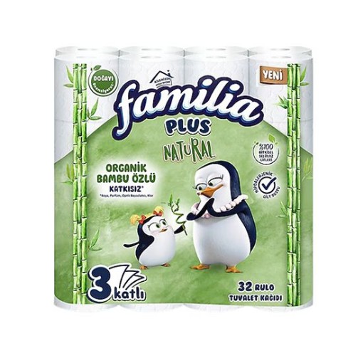 FAMİLİA TUVALET KAĞIDI 32 RULO NATUREL. ürün görseli