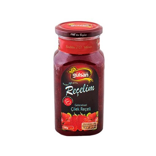 GÜLSAN REÇEL 700 GR CAM ÇİLEK. ürün görseli