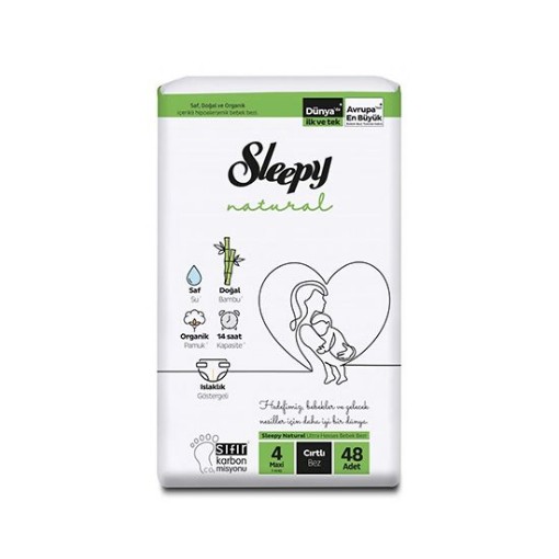 SLEEPY BEBEK BEZİ 2 X JUMBO ( 4 ) 48 Lİ. ürün görseli