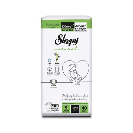 SLEEPY BEBEK BEZİ 2 X JUMBO ( 5 ) 40 LI. ürün görseli