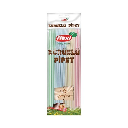 FLEXİ KÖRÜKLÜ PİPET 40 ADET. ürün görseli