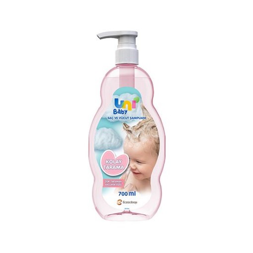UNİ BABY BEBEK ŞAMPUAN 700 ML KOLAY TARAMA. ürün görseli