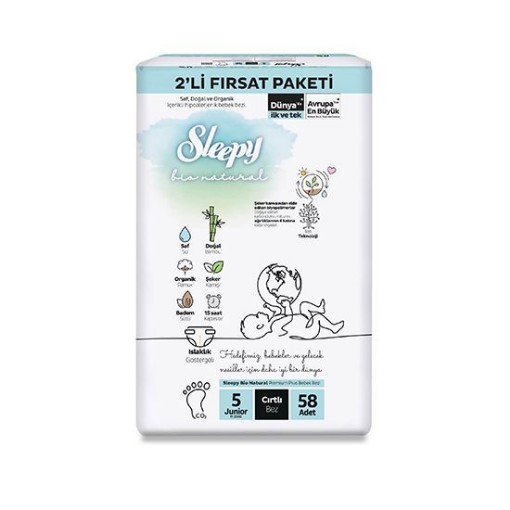 SLEEPY BEBEK BEZİ 2 X FIRSAT ( 5 ) 58 Lİ. ürün görseli