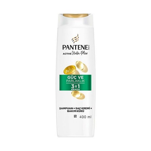 PANTENE ŞAMPUAN 400 ML 3İN1 GÜÇLÜ&PARLAK. ürün görseli