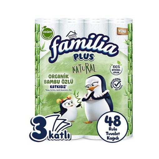 FAMİLİA TUVALET KAĞIDI 48 RULO BAMBU ÖZLÜ. ürün görseli